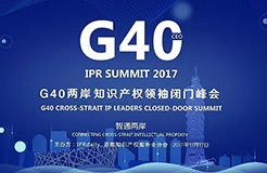 進化力！「G40兩岸知識產(chǎn)權(quán)領袖閉門峰會」重磅嘉賓公布