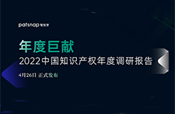 《2022中國知識產(chǎn)權(quán)年度調(diào)研報告》正式發(fā)布！  ?