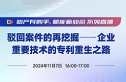 今日直播！做好這5步，實現(xiàn)被駁回專利的“起死回生”！