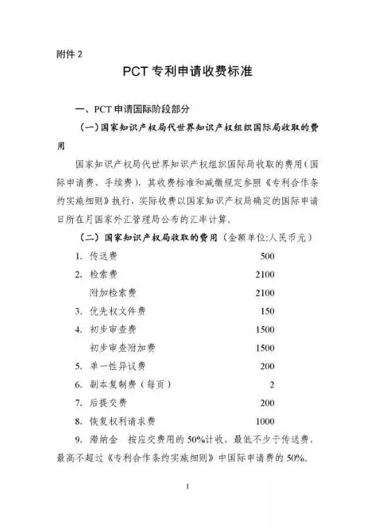 國家發(fā)改委、財政部：重新核發(fā)專利收費(fèi)標(biāo)準(zhǔn)（附價格）