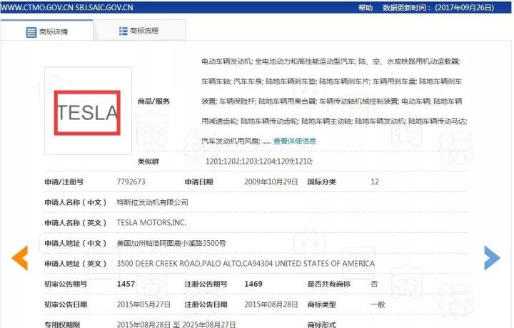 「Tesla」商標(biāo)被搶注！特斯拉公司起訴撤銷獲法院支持
