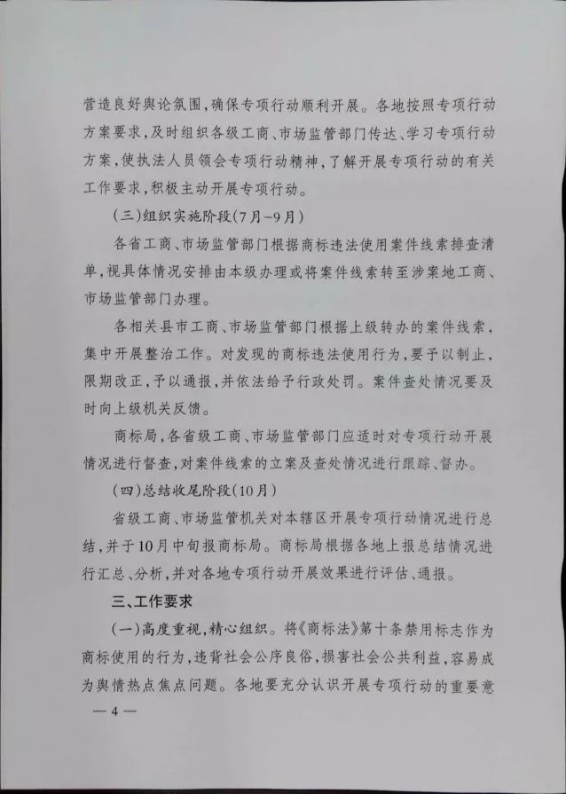 市場監(jiān)管總局：開展打擊使用未注冊商標違反商標法禁用條款行為！