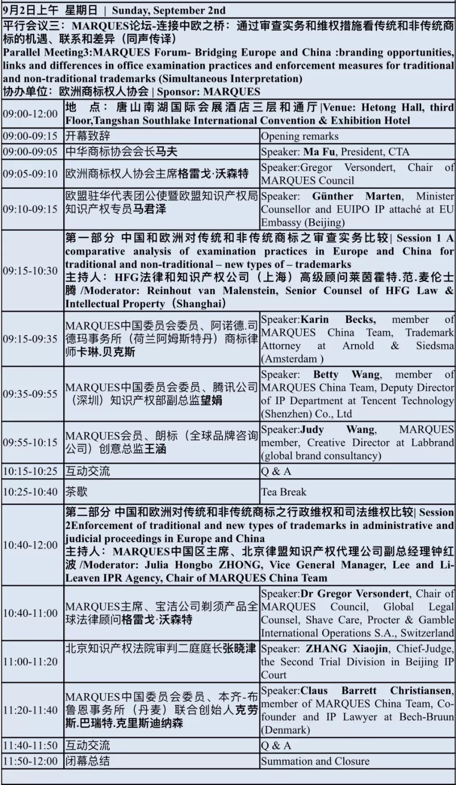 2018中國國際商標(biāo)品牌節(jié)（議程全文）