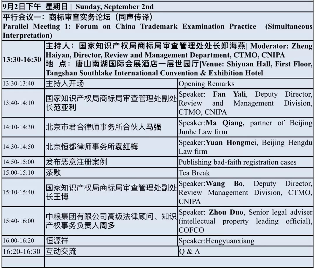 2018中國國際商標(biāo)品牌節(jié)（議程全文）