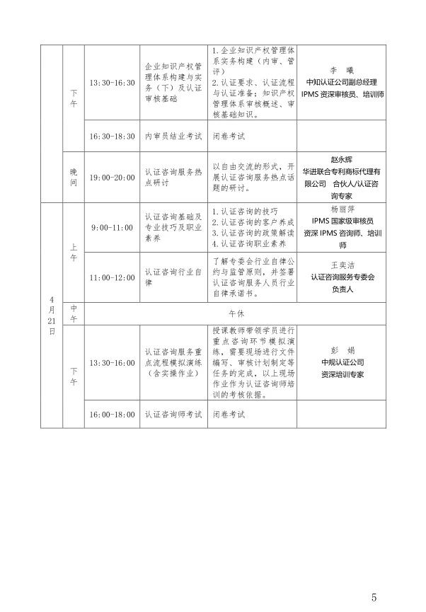 “2019年知識(shí)產(chǎn)權(quán)管理體系內(nèi)審員及認(rèn)證咨詢師培訓(xùn)”通知