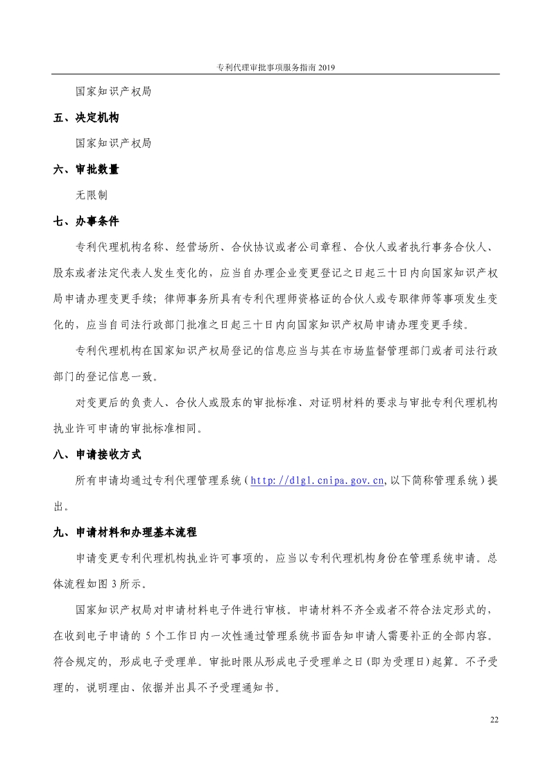 2019最新專利代理審批事項(xiàng)服務(wù)指南公布?。?.31起實(shí)施）