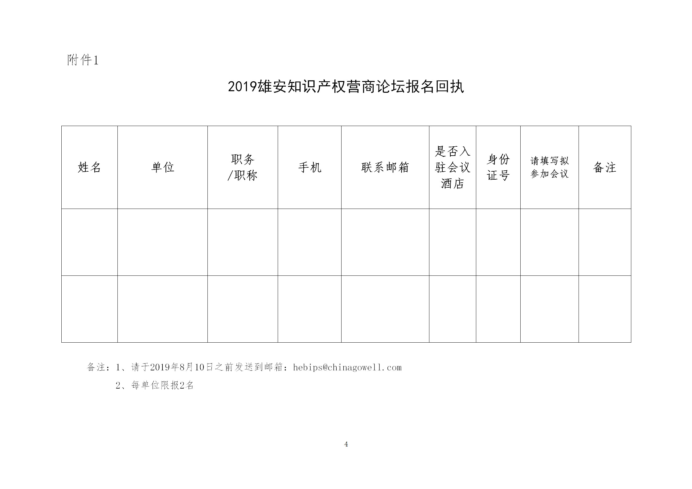 倒計(jì)時(shí)！“2019雄安知識(shí)產(chǎn)權(quán)營(yíng)商論壇”8月底即將舉辦