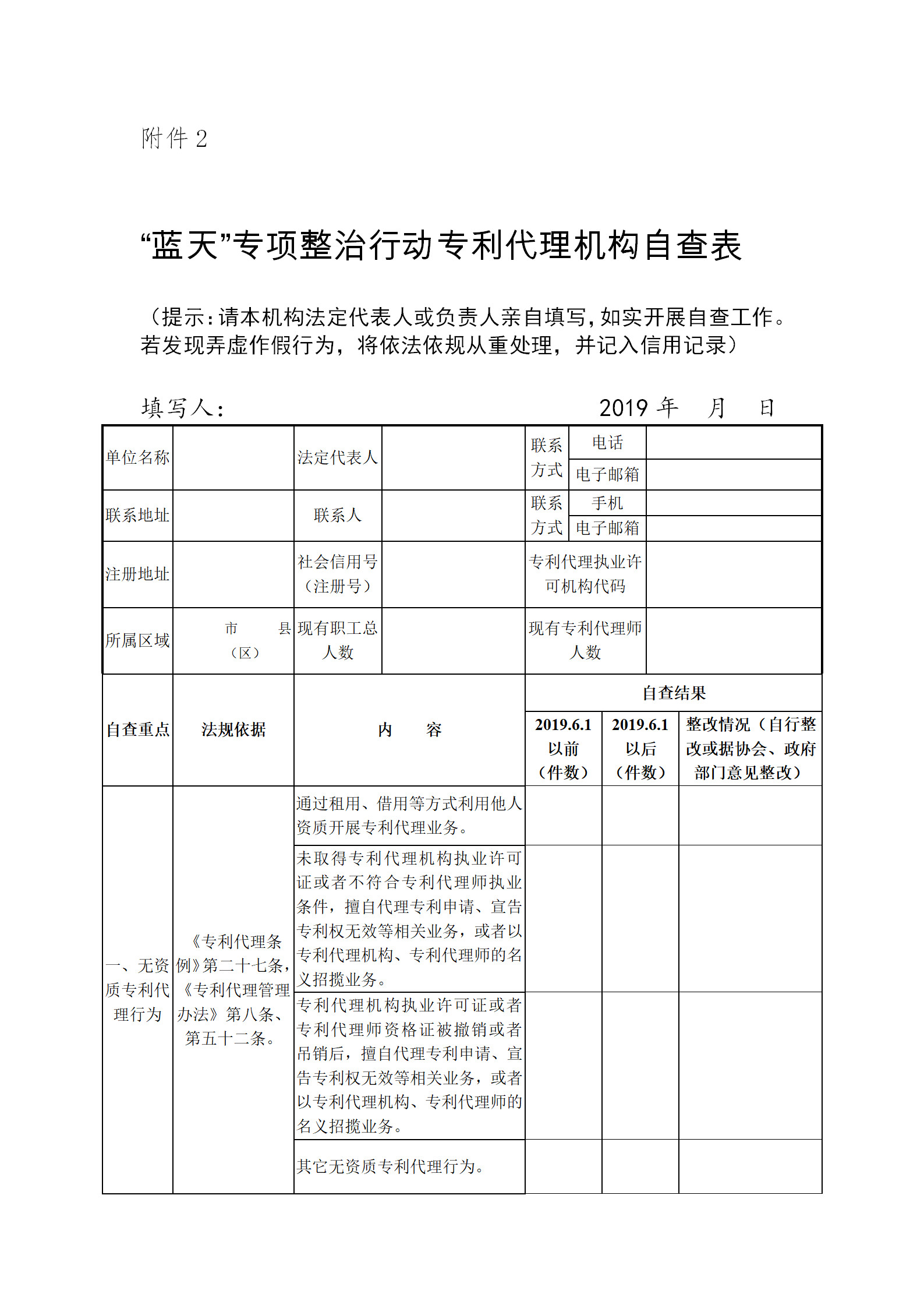 廣州開(kāi)展2019年度專利代理行業(yè)“藍(lán)天”專項(xiàng)整治行動(dòng)