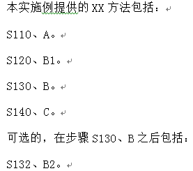 方法類新申請實施例的撰寫