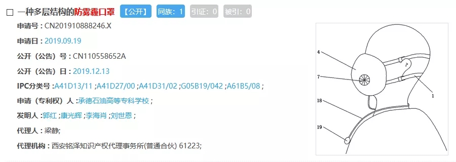 口罩又熱銷！有關(guān)的發(fā)明專利了解一下