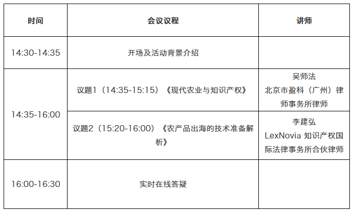 周三下午14:30直播！聚焦技術(shù)創(chuàng)新，打造農(nóng)業(yè)現(xiàn)代化