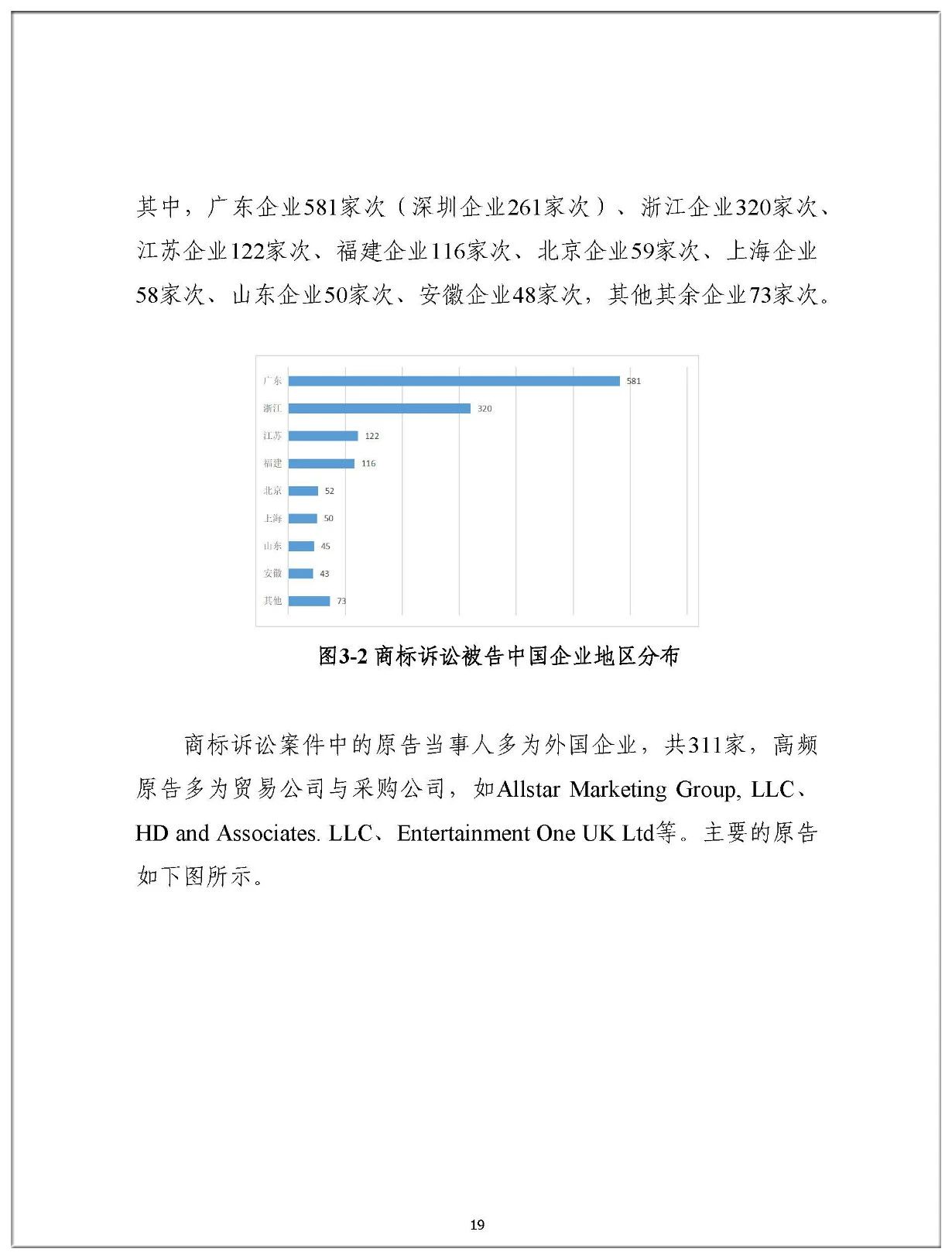 2019年中國企業(yè)涉美知識產(chǎn)權(quán)訴訟報告（全文）