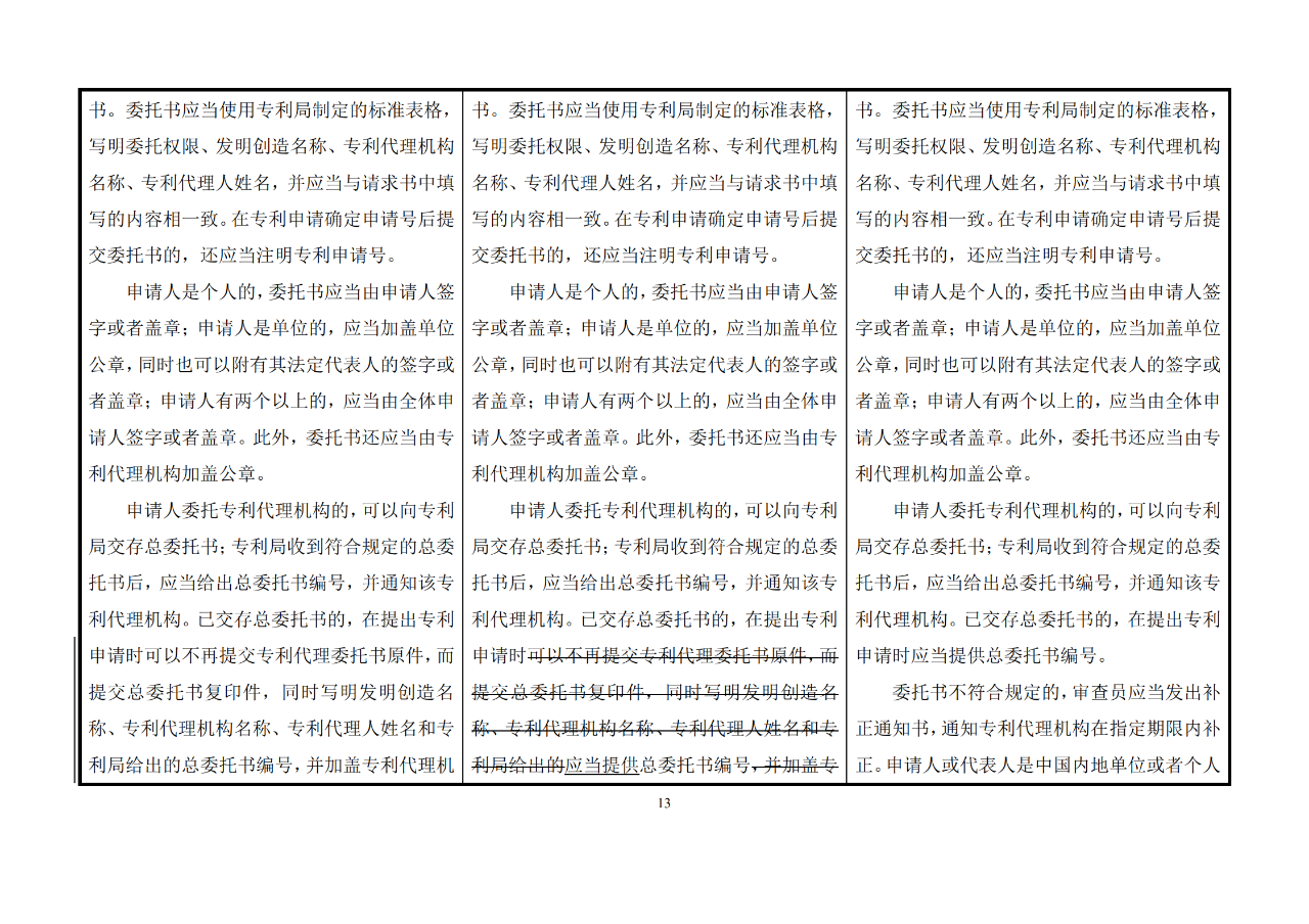 修改對照表｜《專利審查指南修改草案》（第二批征求意見稿）全文