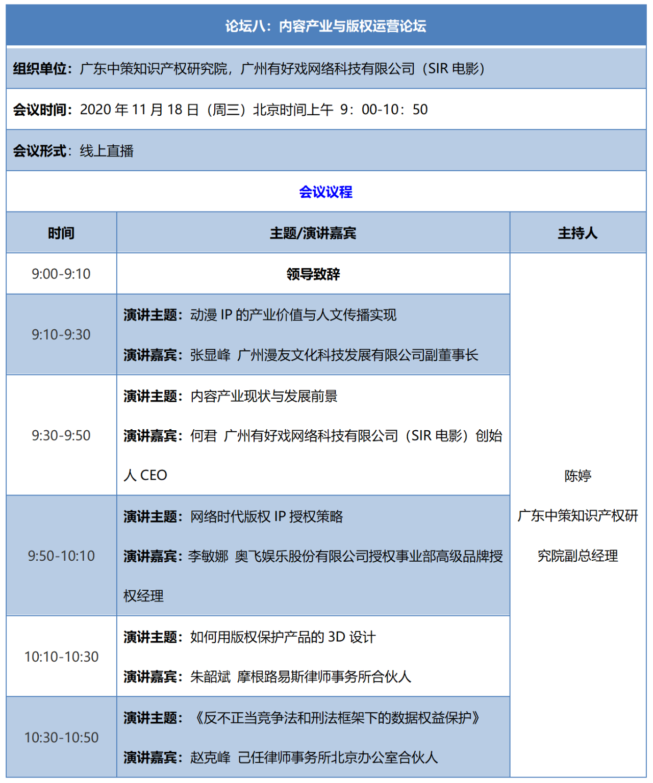 重磅來襲！2020知交會線上灣區(qū)論壇議程公布！