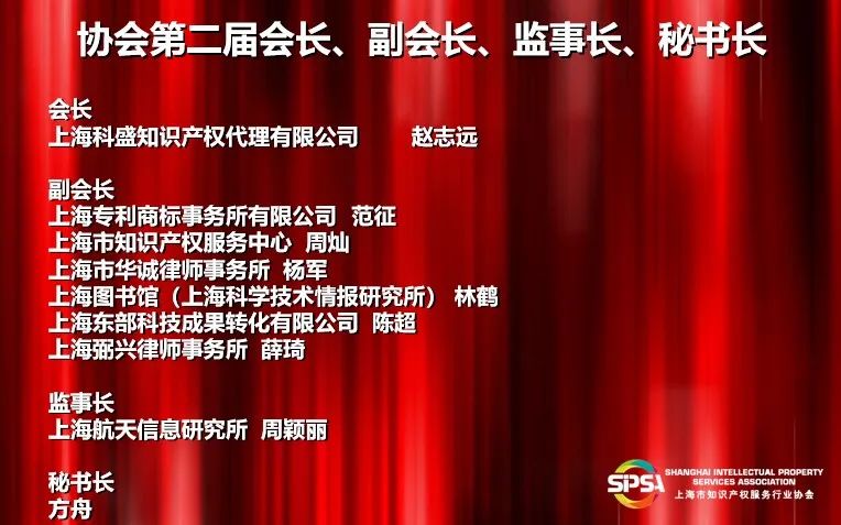 上海市知識(shí)產(chǎn)權(quán)服務(wù)行業(yè)協(xié)會(huì)2020年會(huì)暨二屆一次會(huì)員大會(huì)順利召開