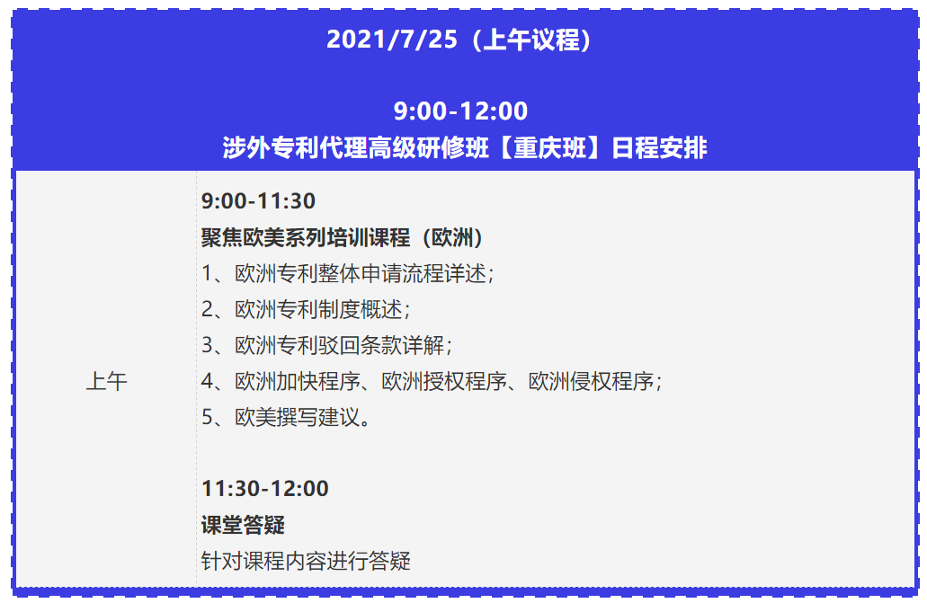 證書公布！2021年「涉外專利代理高級研修班【重慶站】」來啦！