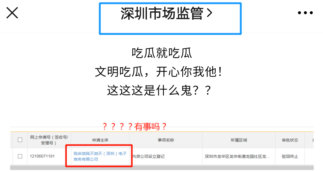 “我命油我不油天”商標被搶注！此前擬注冊為公司名被駁回