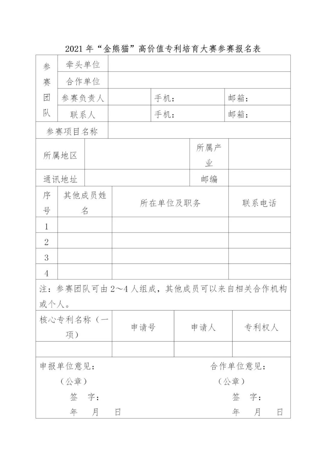 金果子等你來(lái)摘--2021年“金熊貓”高價(jià)值專利培育大賽項(xiàng)目征集延長(zhǎng)通知