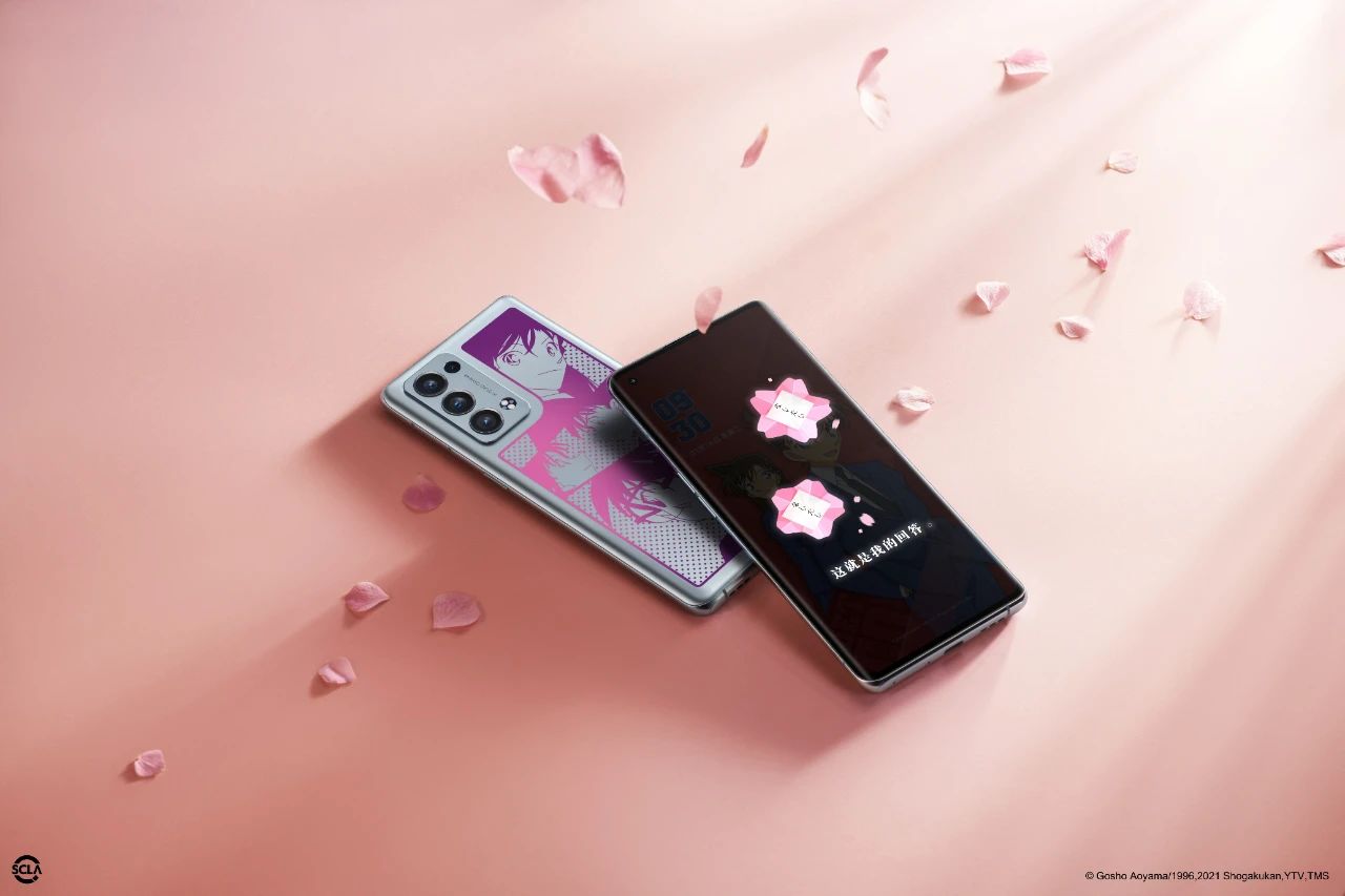 OPPO Reno6 Pro+ 柯南限定版發(fā)布，電致變色方案，聯(lián)名元素拉滿(mǎn)