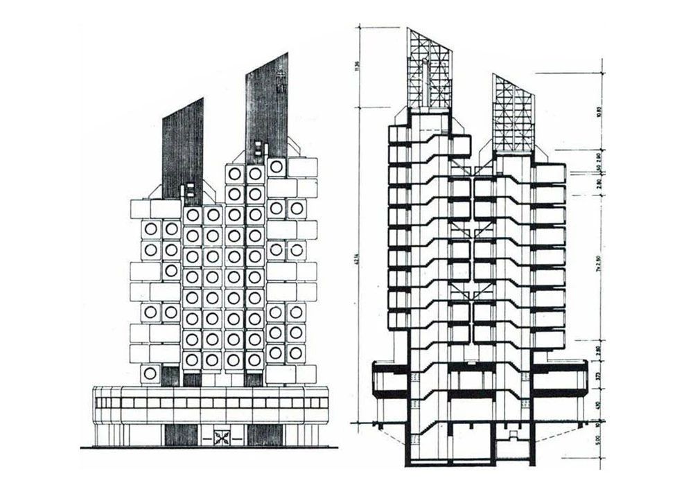 從建成到拆除！再見了，黑川紀章的 ‘中銀膠囊塔’