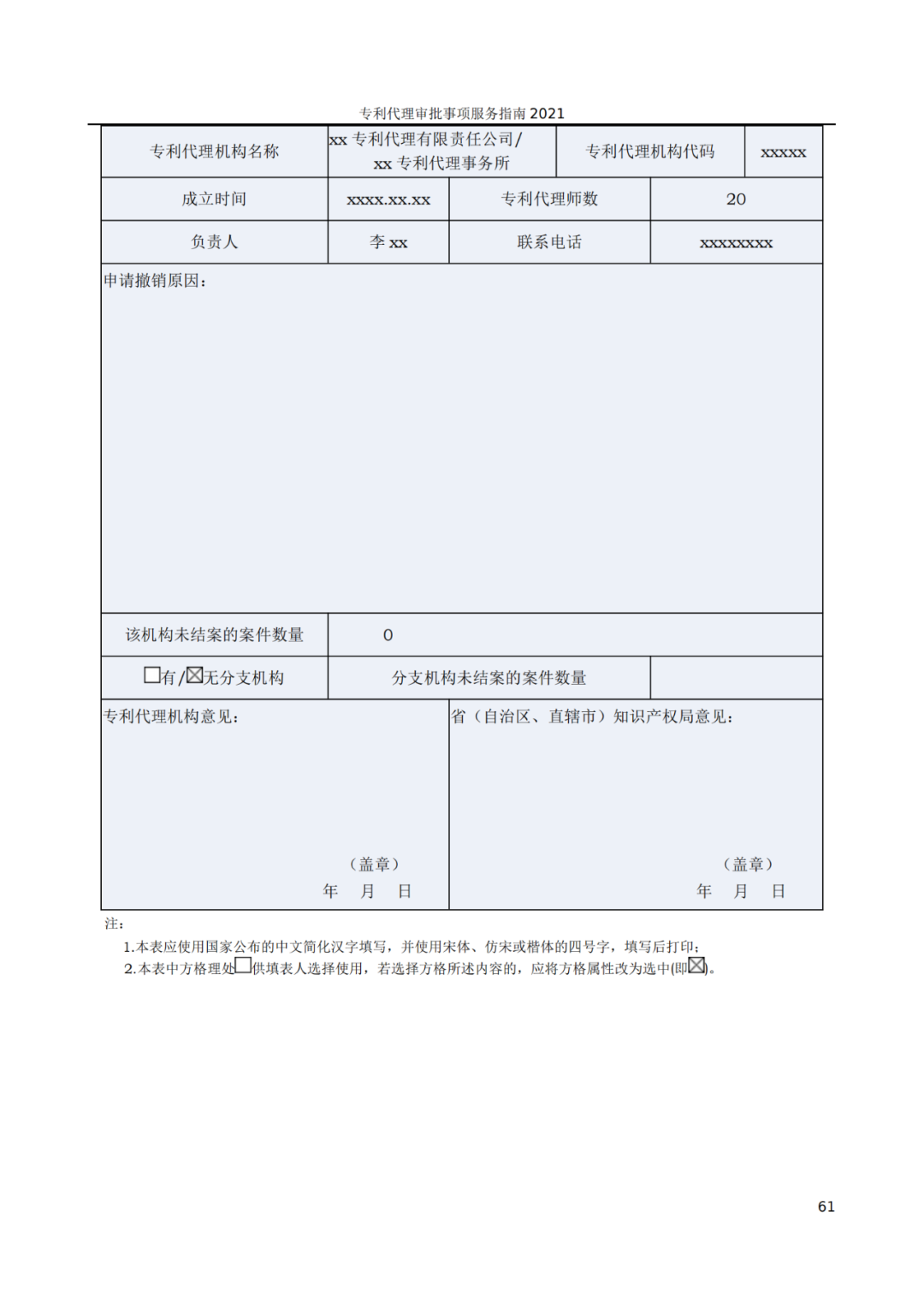 最新！2021年專利代理審批事項(xiàng)服務(wù)指南發(fā)布