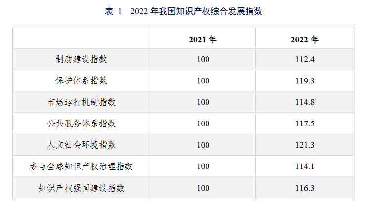 亮點直擊！2022年中國知識產(chǎn)權(quán)發(fā)展狀況評價報告