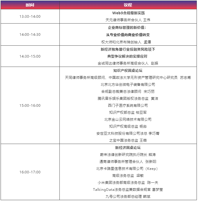 【最新議程】WELEGAL法務峰會+年度法務合規(guī)榜線下頒獎典禮，2月19日北京見！