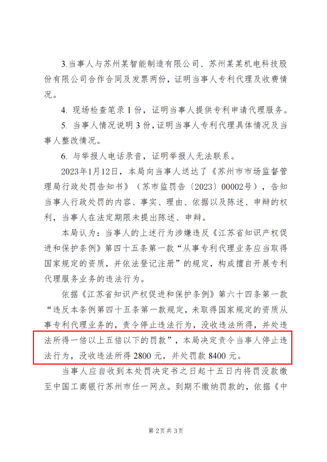 最高3倍罰款！這9家機(jī)構(gòu)因擅自開展專利代理業(yè)務(wù)被罰22萬余元