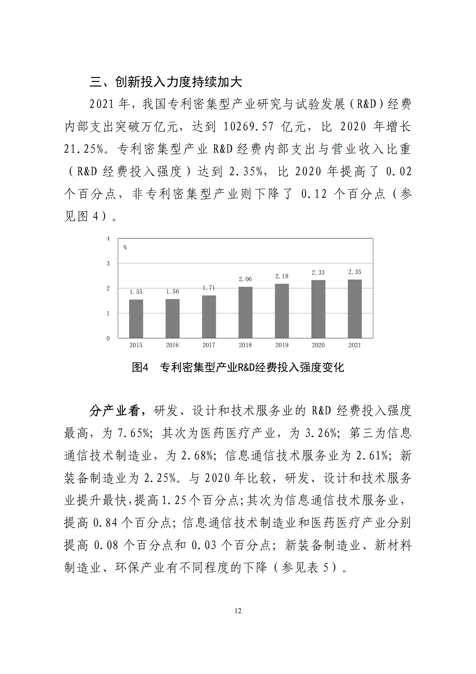 國(guó)知局：2021年我國(guó)專(zhuān)利密集型產(chǎn)業(yè)工資溢價(jià)10.25%｜附《中國(guó)專(zhuān)利密集型產(chǎn)業(yè)統(tǒng)計(jì)監(jiān)測(cè)報(bào)告（2022）》