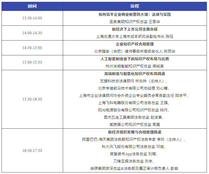 周日直播！2023長三角企業(yè)法治建設(shè)與合規(guī)高峰論壇暨WELEGAL法盟合肥峰會最新議程