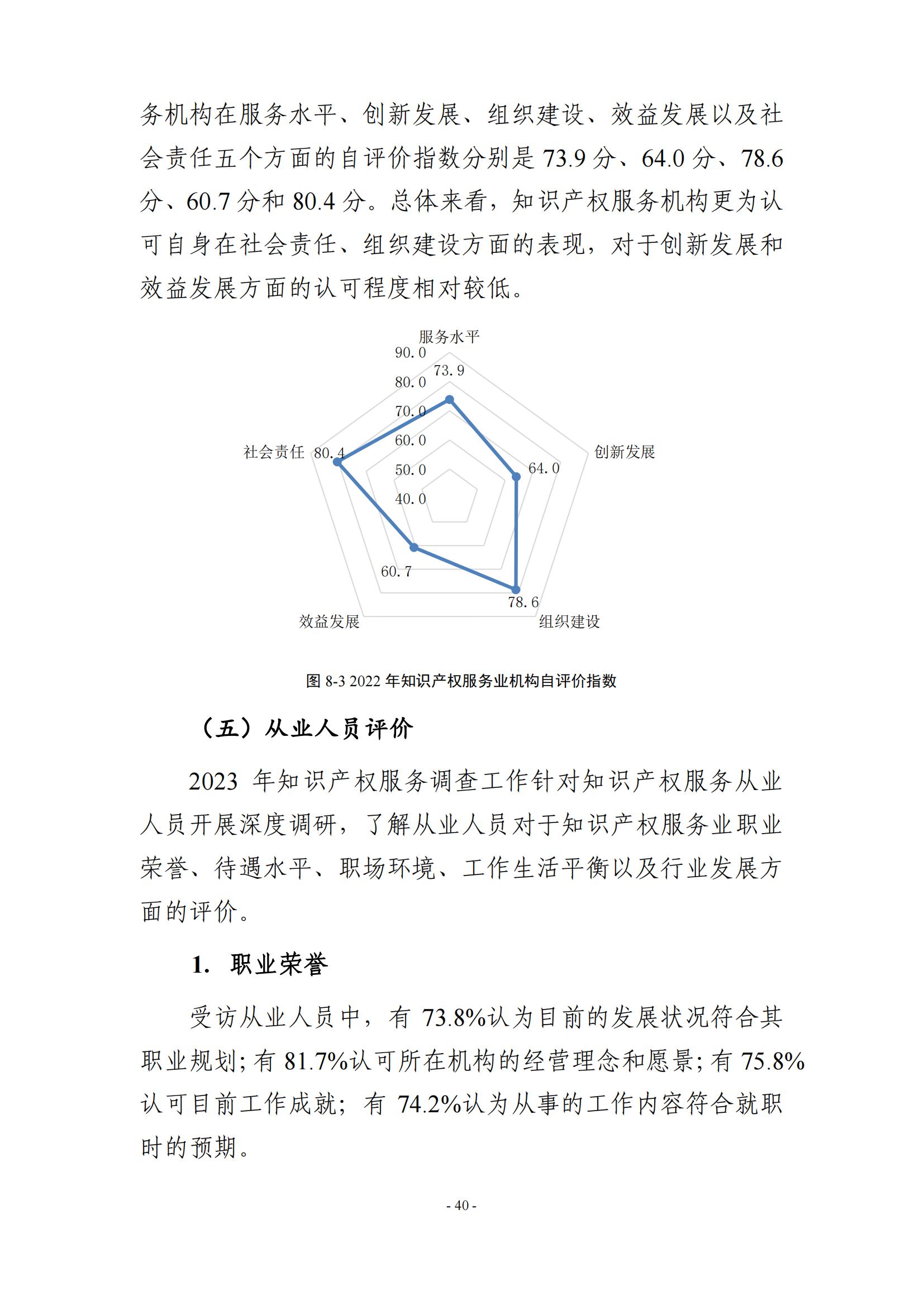 65%知識(shí)產(chǎn)權(quán)從業(yè)人員認(rèn)為薪資水平符合其勞動(dòng)付出，61.6%表示不需要額外加班│《2023年全國知識(shí)產(chǎn)權(quán)服務(wù)業(yè)統(tǒng)計(jì)調(diào)查報(bào)告》