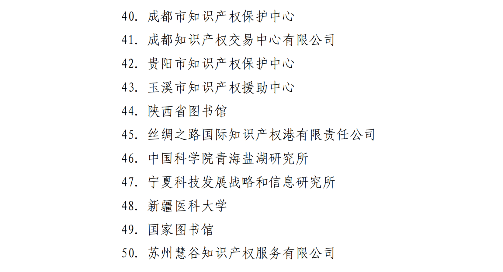 國知局：第二期第一批50家技術與創(chuàng)新支持中心籌建機構名單公布！