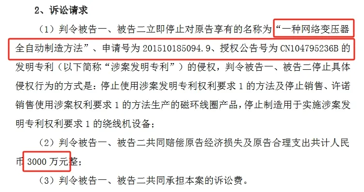 涉案專利全部無效，索賠6000萬的專利糾紛撤訴