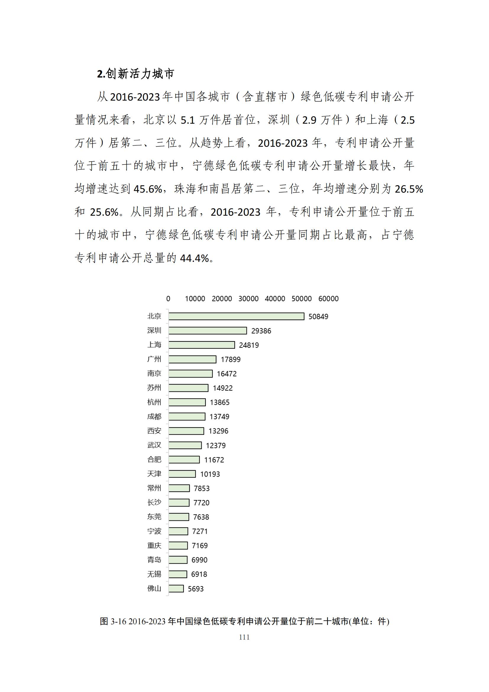 《綠色低碳專利統(tǒng)計分析報告（2024）》中英文版全文發(fā)布！