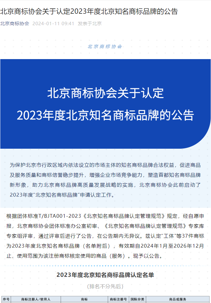 足力健獲北京知名商標品牌認定，實現(xiàn)品牌價值提升