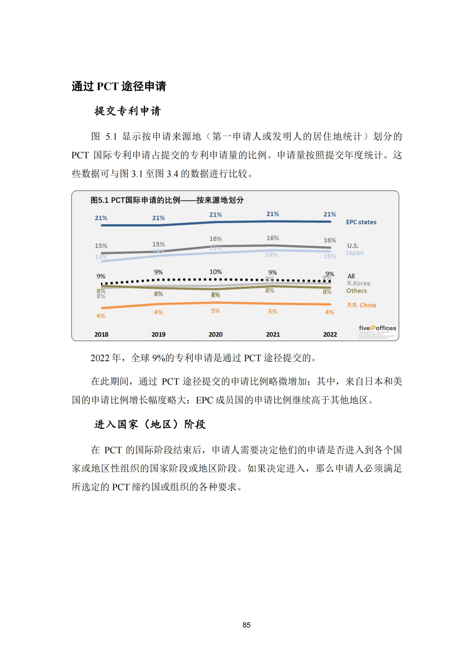 國(guó)知局：《2023年世界五大知識(shí)產(chǎn)權(quán)局統(tǒng)計(jì)報(bào)告》（中英文版）