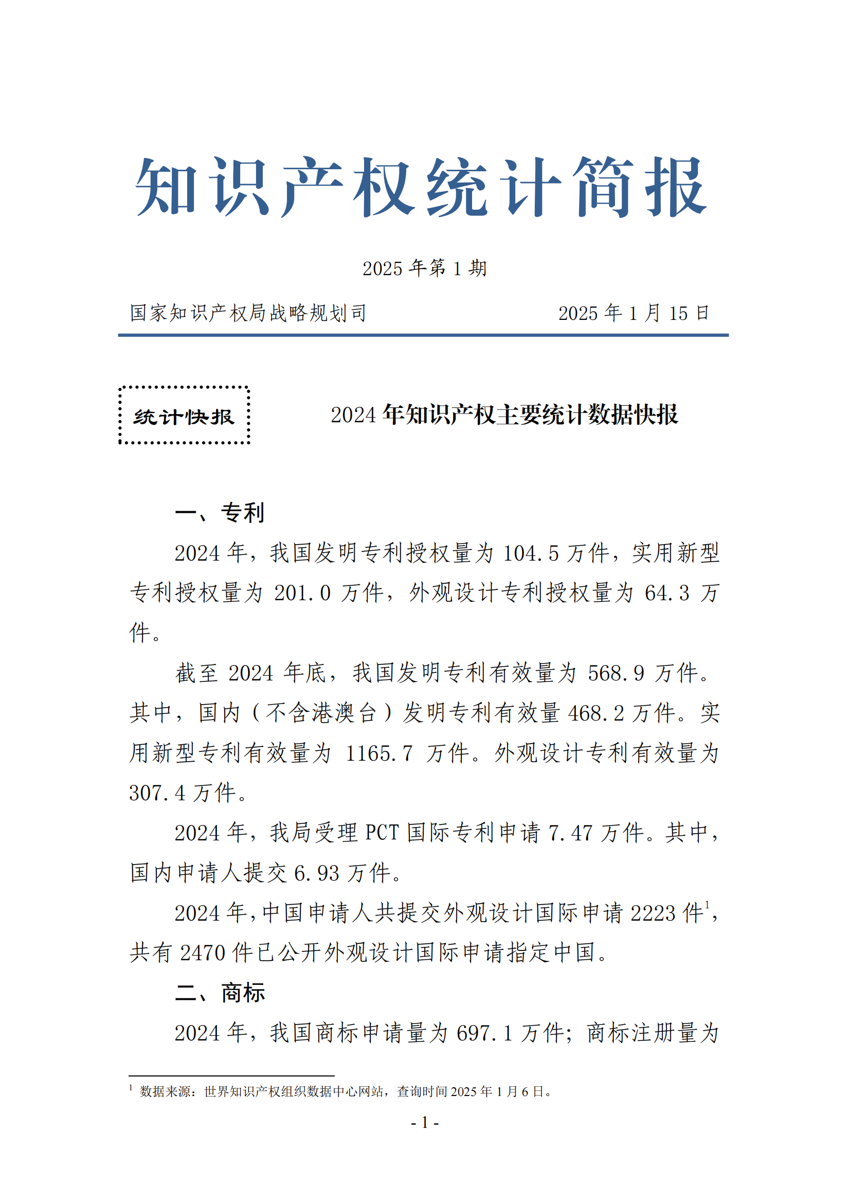 2024年1-12月我國發(fā)明專利授權量同比增長13.46%，實用新型同比下降3.86%｜附報告