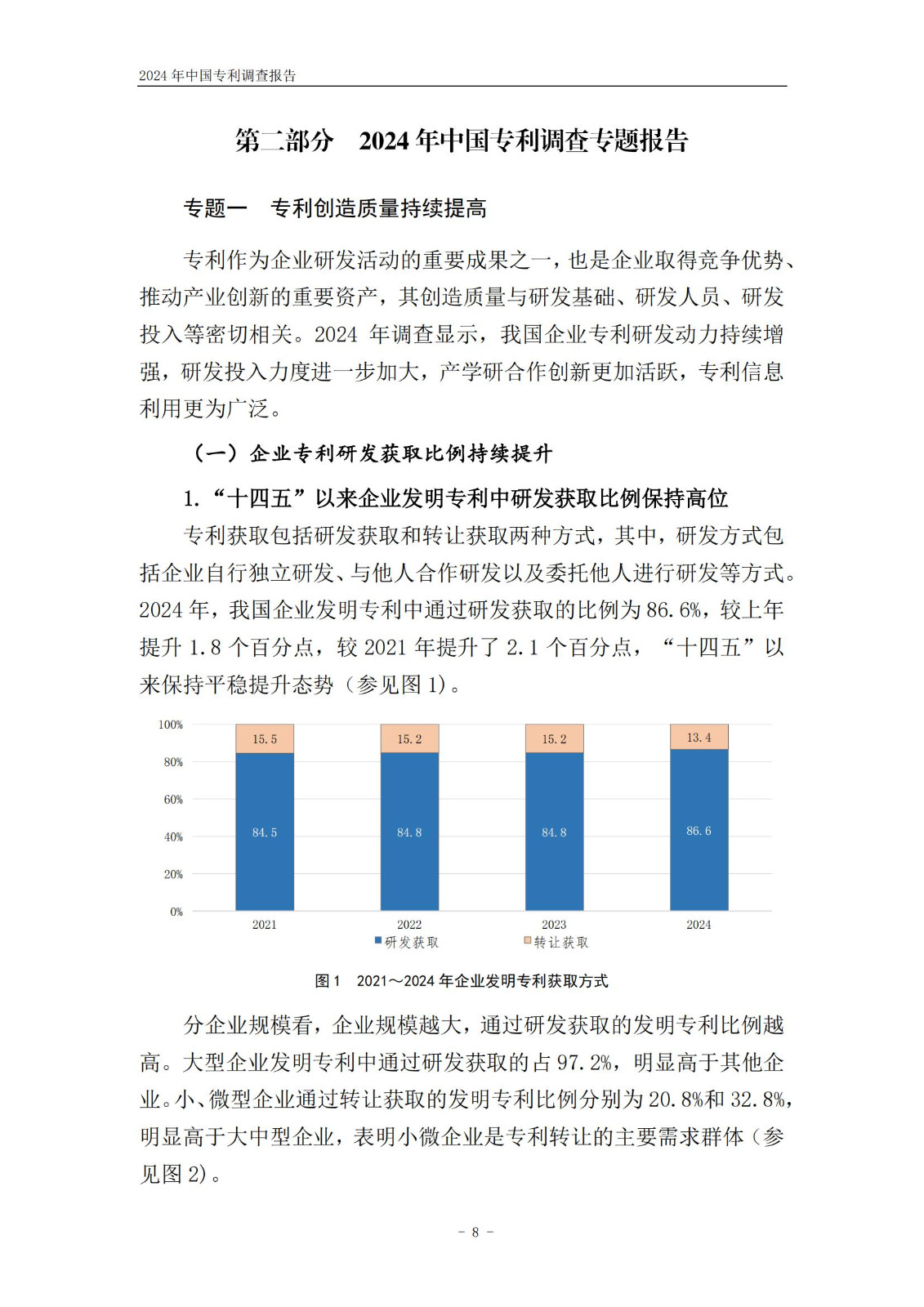 《2024年中國專利調(diào)查報告》全文發(fā)布！