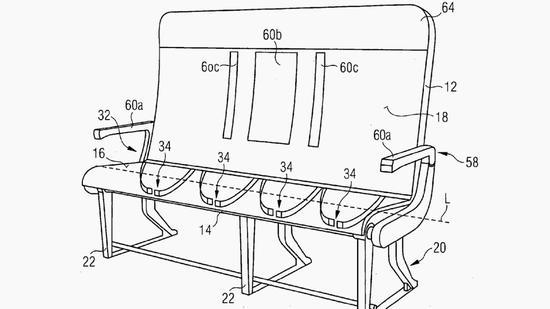 空客又申請座位設(shè)計奇葩專利