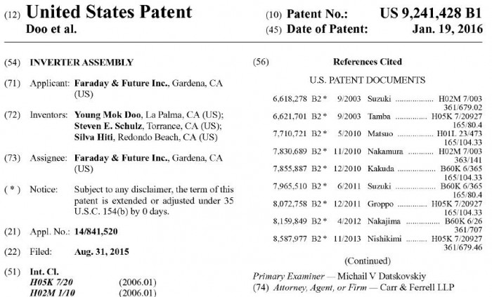 聽說法拉第未來獲得了一個逆變器專利，這里有關(guān)于它的解析