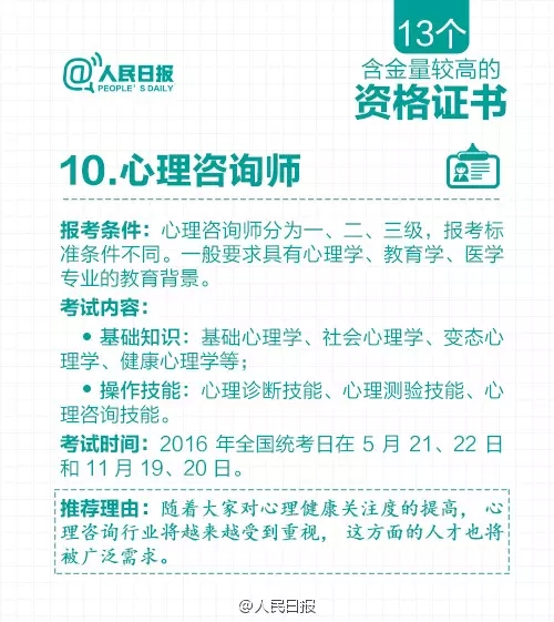 多項資格證取消后，剩下的這13個最值錢！