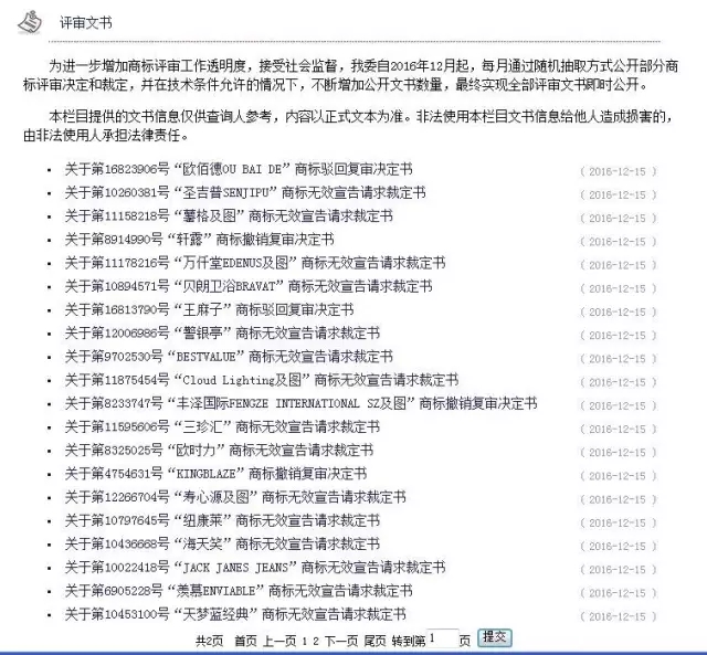商評(píng)委：2016年12月起依法有序主動(dòng)公開(kāi)評(píng)審決定和裁定
