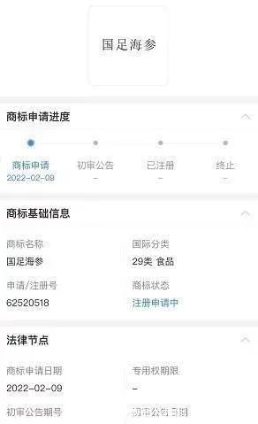 #晨報(bào)#北京市委常委會(huì)研究《北京市知識(shí)產(chǎn)權(quán)強(qiáng)國示范城市建設(shè)綱要(2021—2035年)》;“國足海參”被搶注商標(biāo)涉29類食品