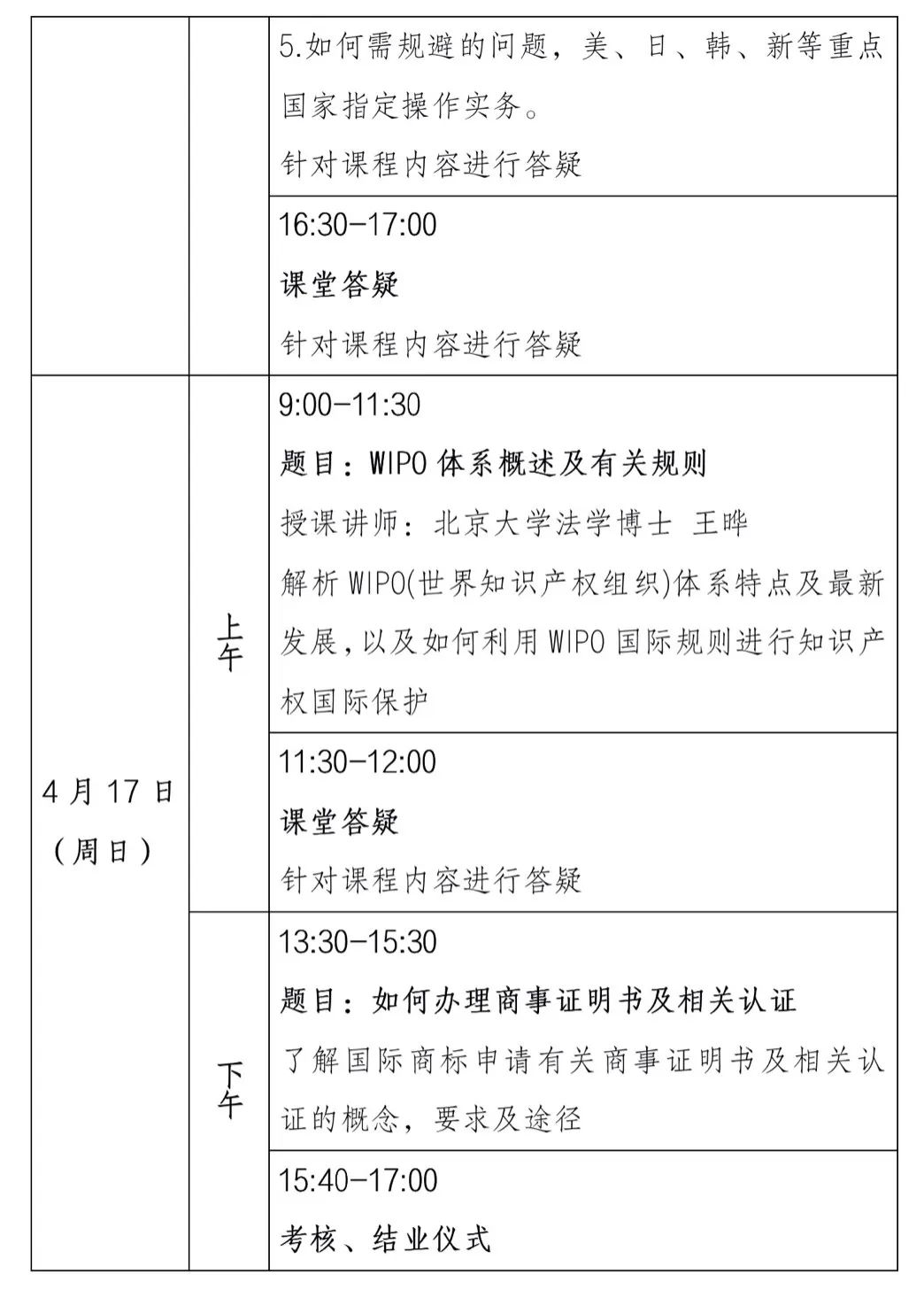 報名倒計時！涉外商標代理高級研修班【北京站】  ?