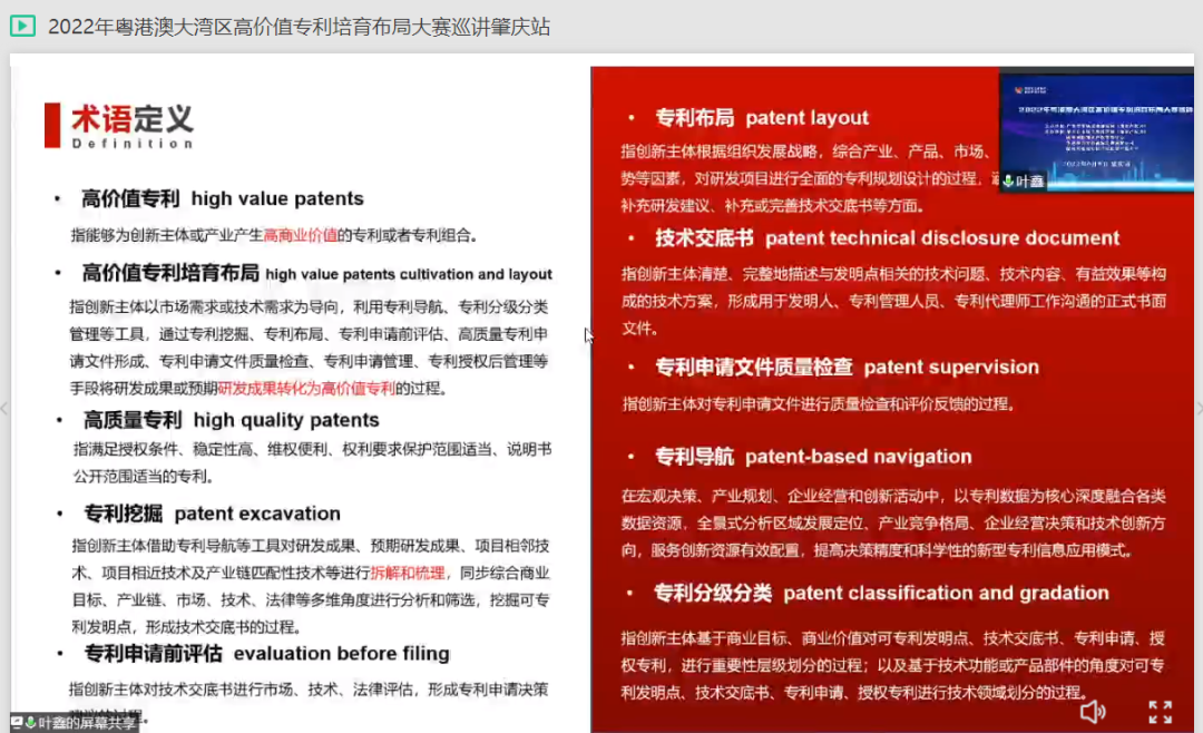 2022年粵港澳大灣區(qū)高價值專利培育布局大賽肇慶站、梅州站、陽江站圓滿舉辦！