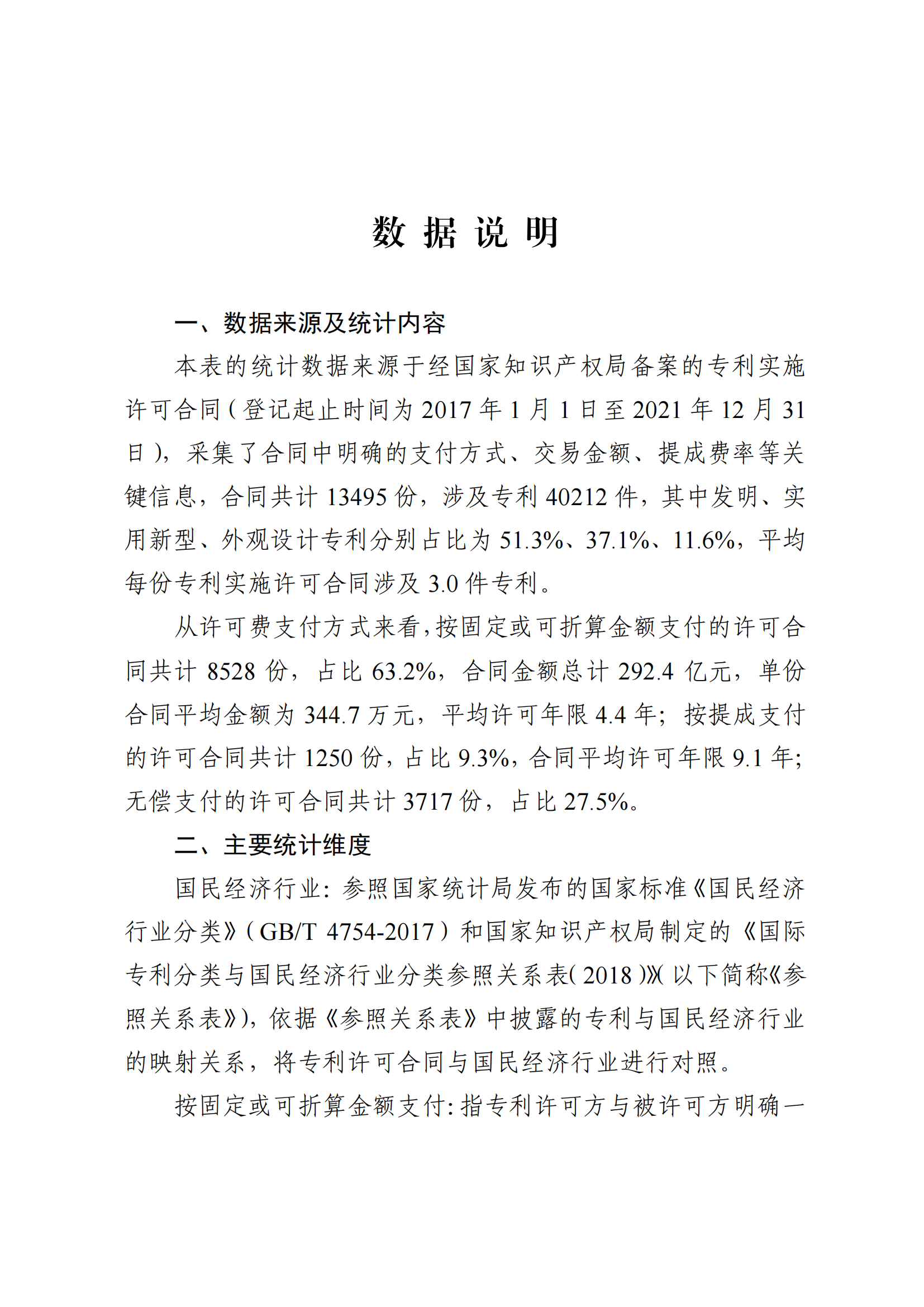 國知局：2021年度及近五年備案的專利實(shí)施許可合同有關(guān)數(shù)據(jù)公布！